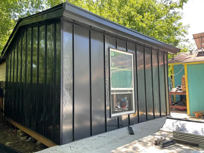 Black standing seam metal wall panels for Roof Inspection in Claymont