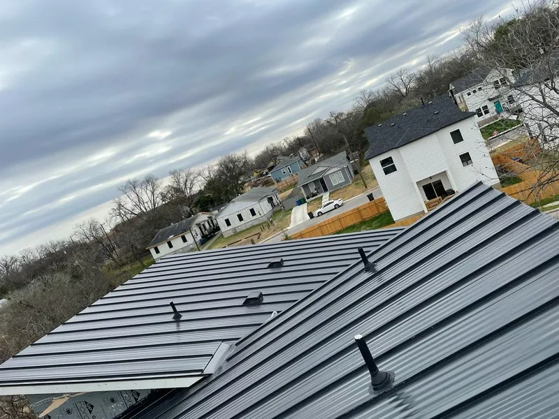 Standing seam metal roof panels with vents for Skylight Repair in Claymont